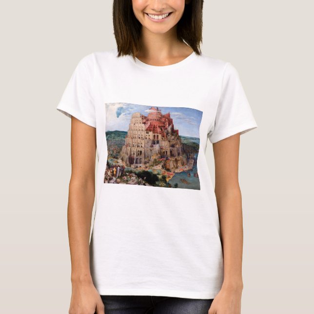 Tower of Babel, Pieter Bruegel the Elder, 1563 T-Shirt (Vorderseite)