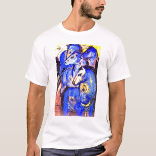 Tower of Blue Horses von Franz Marc T-Shirt