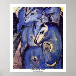 Tower of Blue Horses von Marc Franz Poster