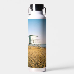 Tower of Lifeguard am Strand von Santa Cruz Trinkflasche