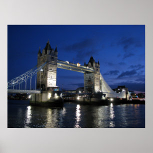Tower of London Bridge Poster