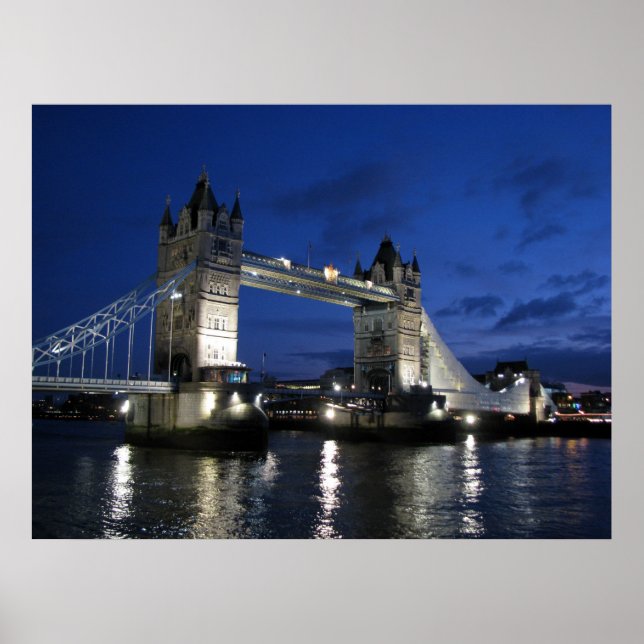 Tower of London Bridge Poster (Vorne)
