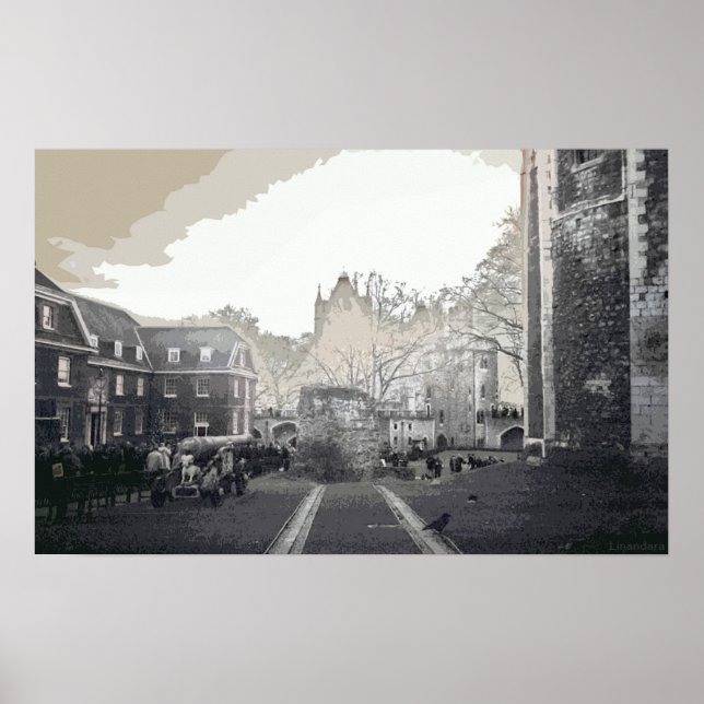 Tower of London By Alexandra Cook alias Linandara Poster (Vorne)