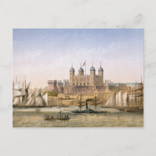 Tower of London, c.1862 (color litho) Postkarte