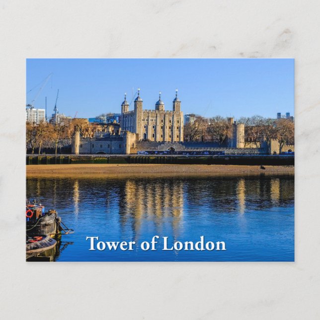 Tower of London, England Postkarte (Vorderseite)