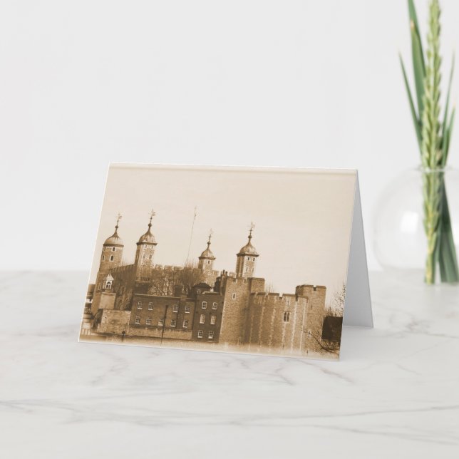 Tower of London Greeting Card Karte (Vorderseite)