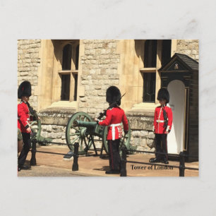 Tower of London Guards Postkarte