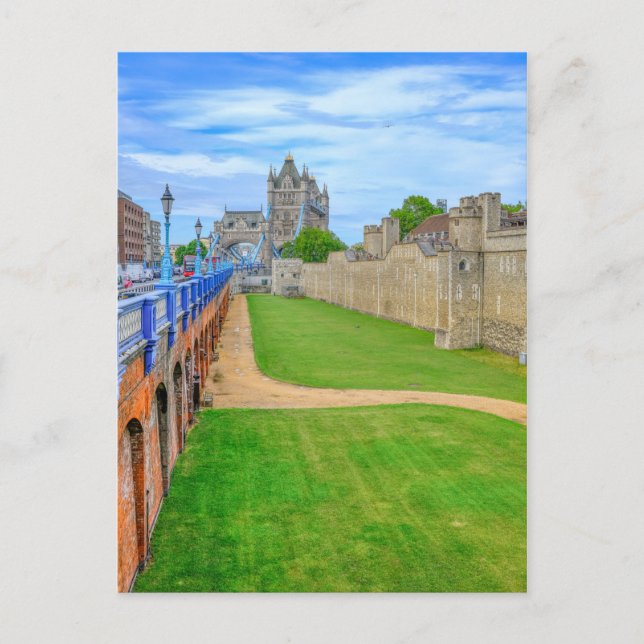 Tower of London, London UK Postkarte (Vorderseite)