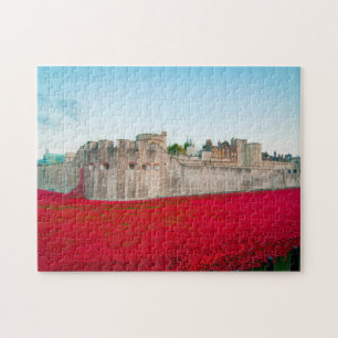 Tower of London November Mohnblumen Puzzle