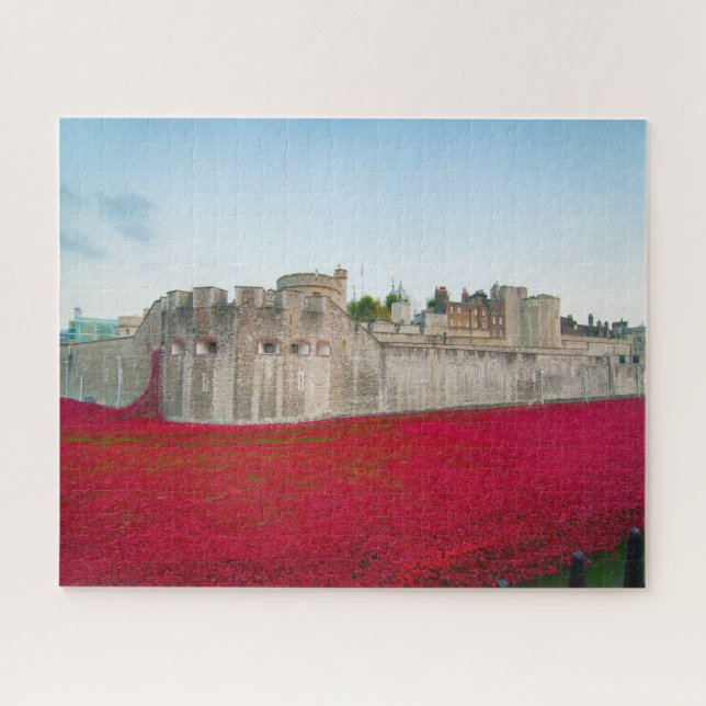 Tower of London November Poppies Puzzle (Horizontal)