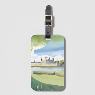 Tower of London UK Aquarell-Landschaft Gepäckanhänger