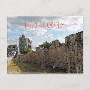 Tower of London und Tower Bridge Postkarte