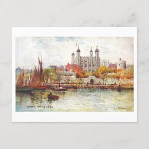Tower of London Vintag Postcard Postkarte