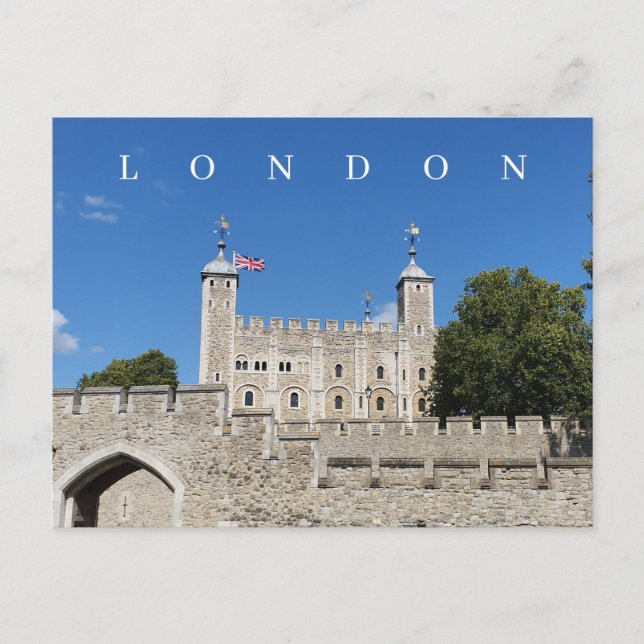 Tower of London White Tower - Ansichtskarte Postkarte (Vorderseite)