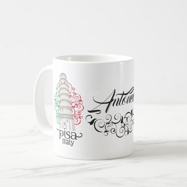 Tower of Pisa Italy for Souvenir Collectors Kaffeetasse (Vorderseite Links)