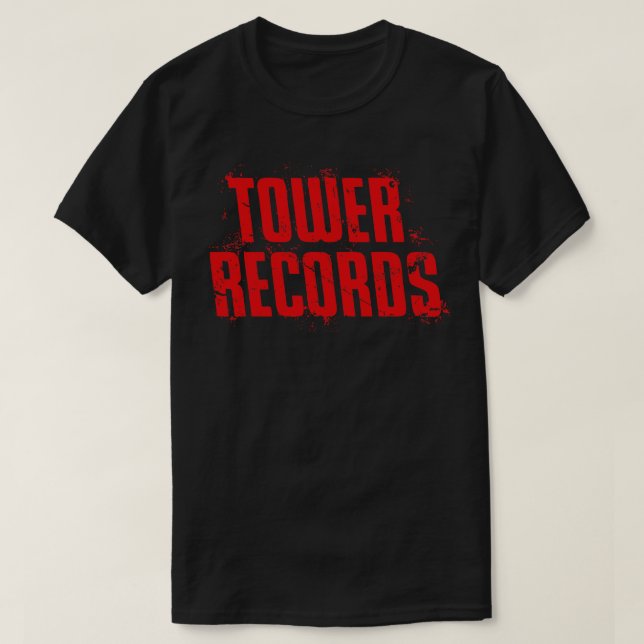 Tower Platten Grunge T-Shirt (Design vorne)