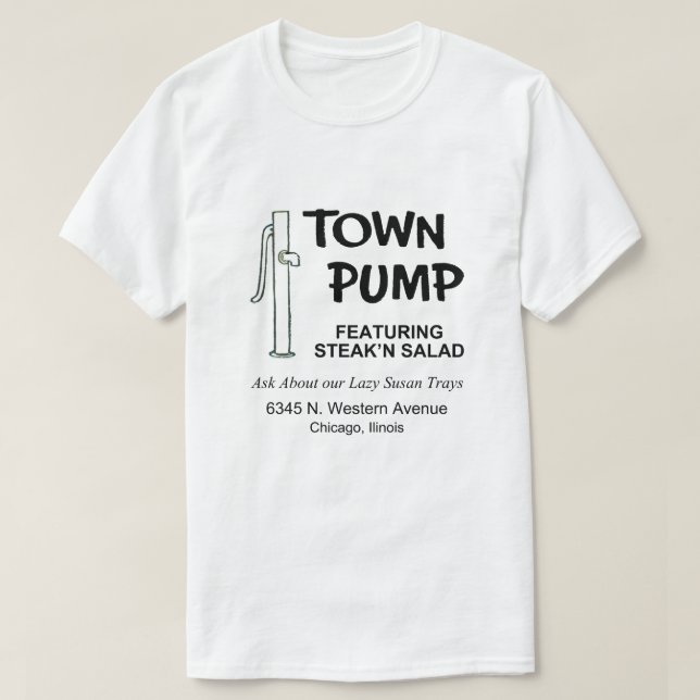 Tower Pump Restaurant, Chicago, Illinois T-Shirt (Design vorne)