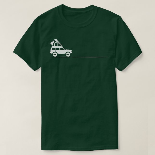Tower Road Trip auf dem Dach T-Shirt (Design vorne)