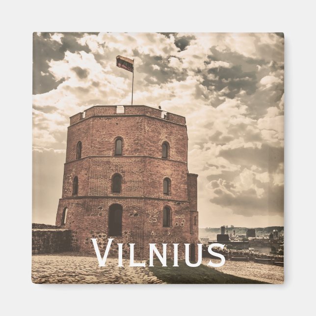 Tower von Gediminas Vilnius Magnet (Vorne)