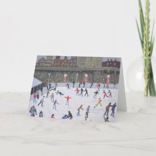 Tower von London Eisbahn 2015 Feiertagskarte