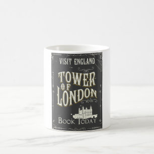 Tower von London England Vintage Poster Kaffeetasse