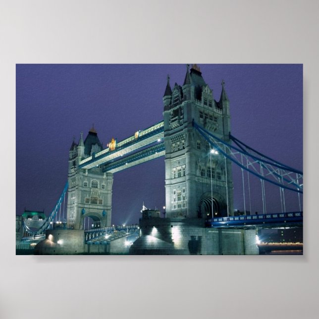 Town Bridge, London, England Poster (Vorne)