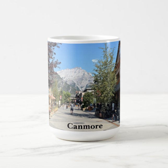 Town of Canmore in Alberta Canada Kaffeetasse (Mittel)