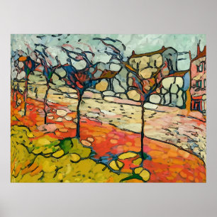 Town Street, Matisse Style Poster