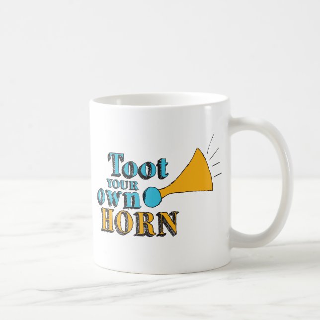 Town your own Horn Inspiration Art Horn Art Tasse (Rechts)