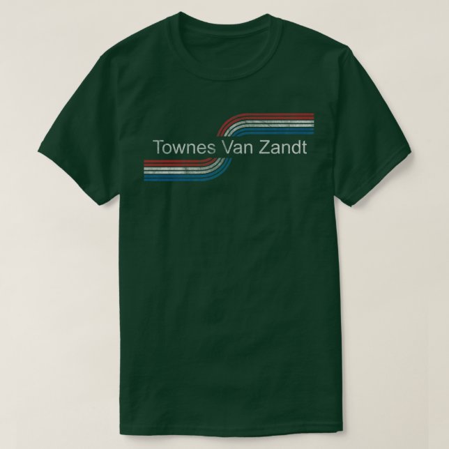 Townes Van Zandt Biker Style TShirt (Design vorne)