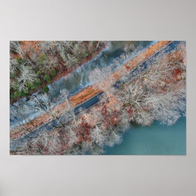 Towpath Park Schuylkill River PA Poster (Vorne)