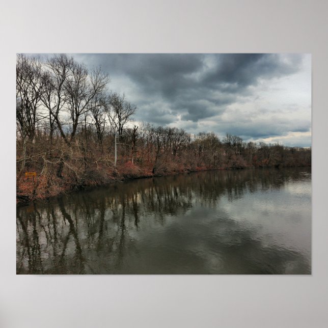 Towpath Park Schuylkill River PA Poster (Vorne)
