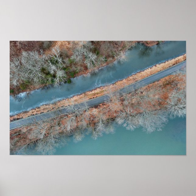 Towpath Park Schuylkill River PA Poster (Vorne)