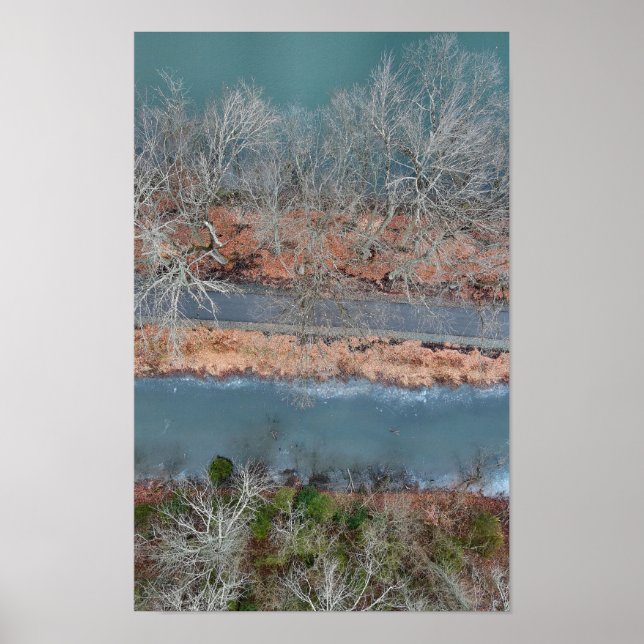 Towpath Park Schuylkill River PA Poster (Vorne)