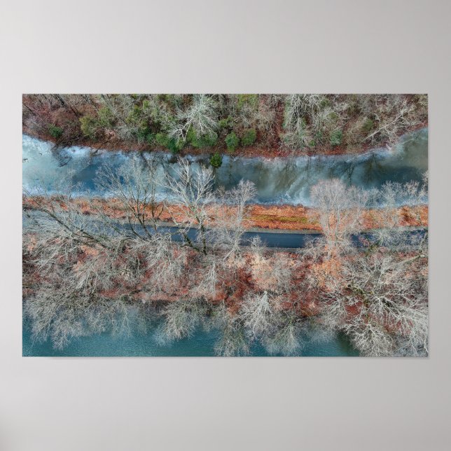 Towpath Park Schuylkill River PA Poster (Vorne)