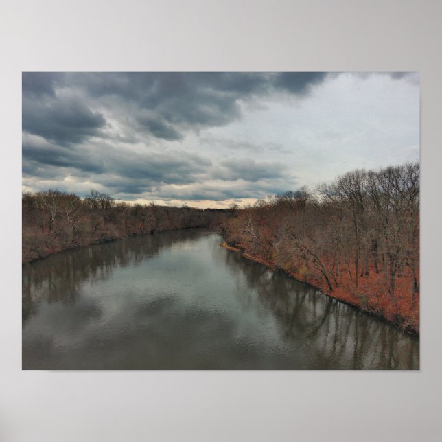 Towpath Park Schuylkill River PA Poster (Vorne)
