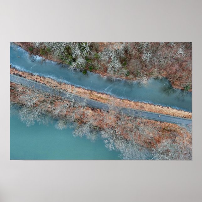 Towpath Park Schuylkill River PA Poster (Vorne)