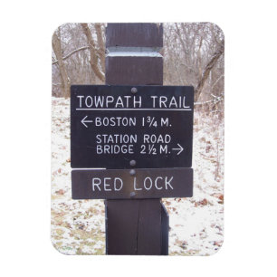 Towpath Trail Sign, Cuyahoga Valle Nationalpark Magnet