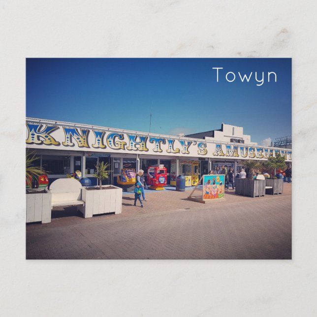 Towyn, North Wales Postkarte (Vorderseite)
