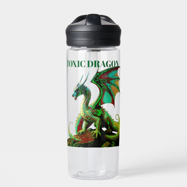 TOXIC DRAGON  TRINKFLASCHE (Vorderseite)