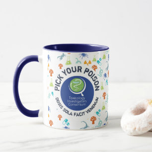 ToxIC Pick Your Poison Blue Zwei-Tone-Kaffee-Tasse Tasse