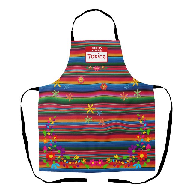 Toxica Sarape Druck  Schürze (Toxica Sarape print Apron)