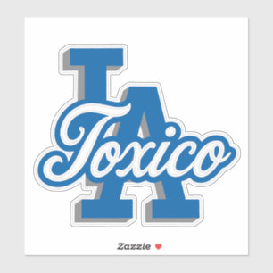 Toxico Car Schutzhelm Aufkleber Sticker