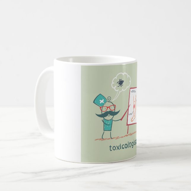 Toxikologe Kaffeetasse (Vorderseite Links)