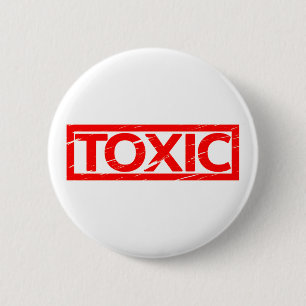 Toxische Briefmarke Button