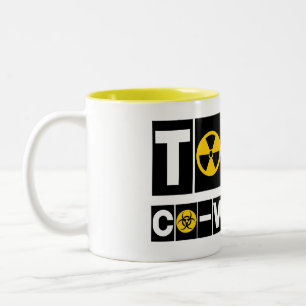 Toxische Co-Worker B/Y-Tasse Zweifarbige Tasse