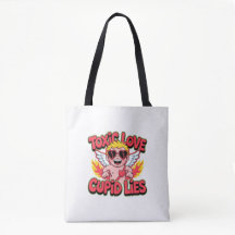 Toxische Liebe - Cupid Lies Dark Aesthetic Tote Ba