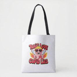 Toxische Liebe - Cupid Lies Dark Aesthetic Tote Ba