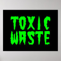 TOXISCHER ABFALLPOSTER