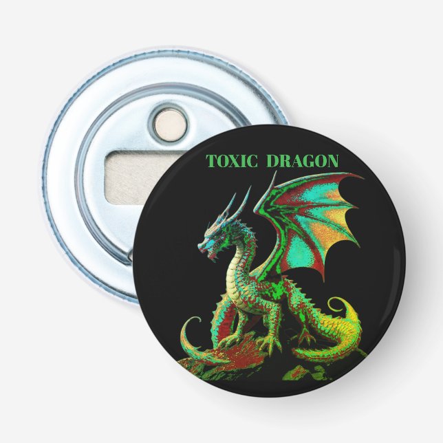 TOXISCHER DRACHE  FLASCHENÖFFNER (Vorderseite)